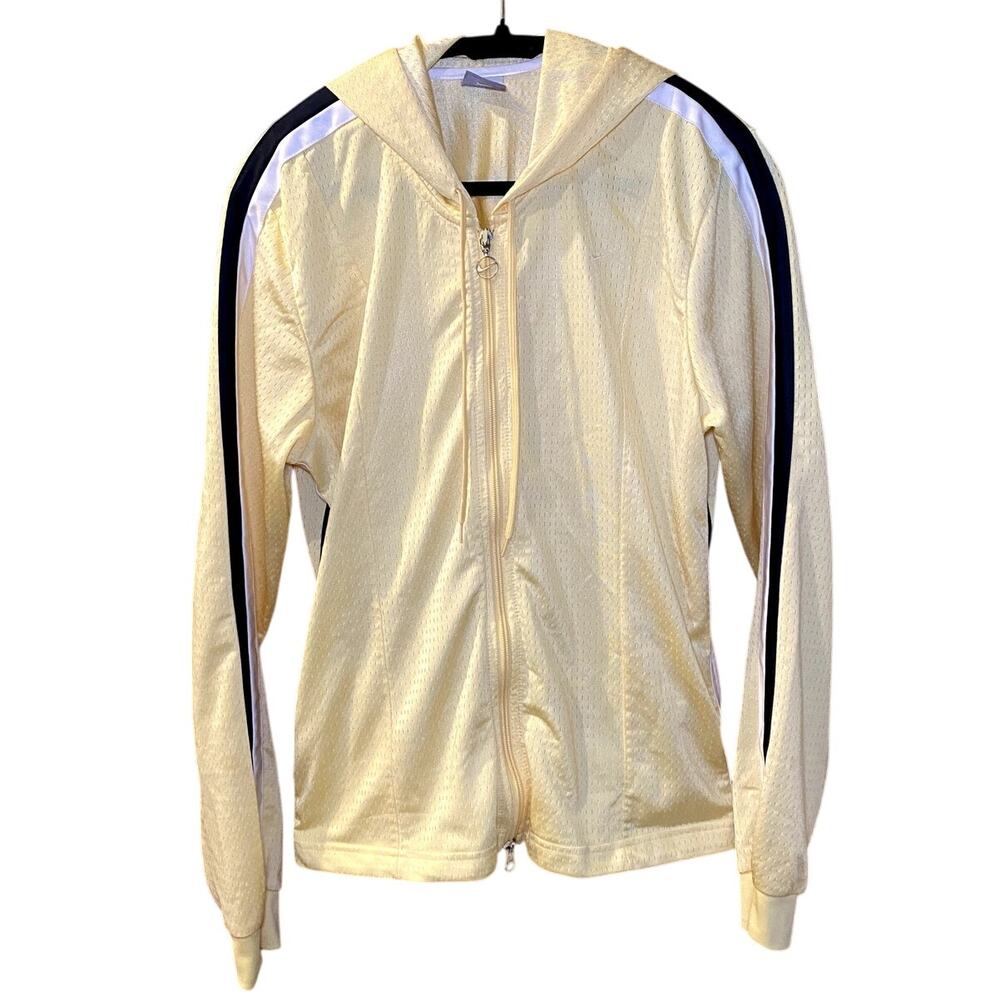 Vintage Yellow Nike Zip Up Jacket - Breathable & Stylish